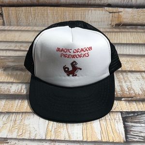 NWOT VTG American Dragon Fireworks trucker hat cap